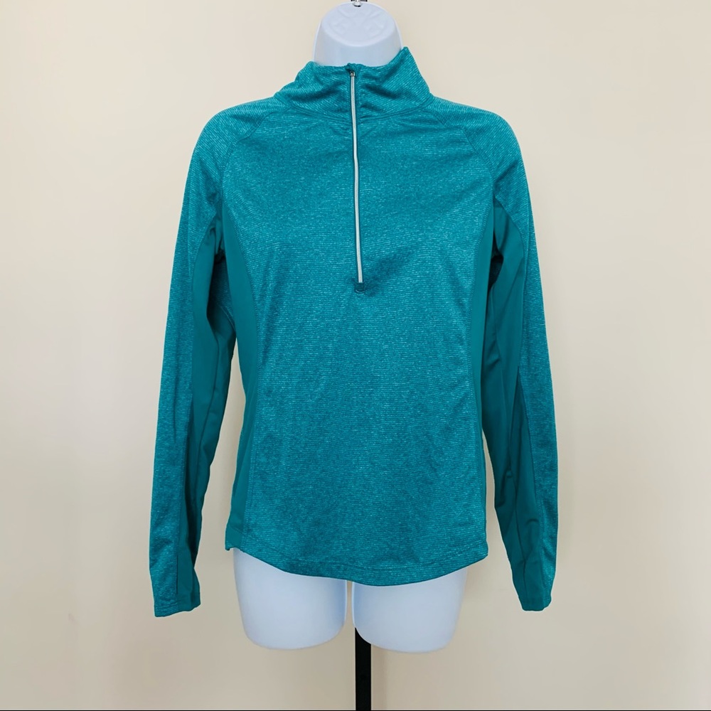 Danskin Turquoise Long sleeve Workout Top